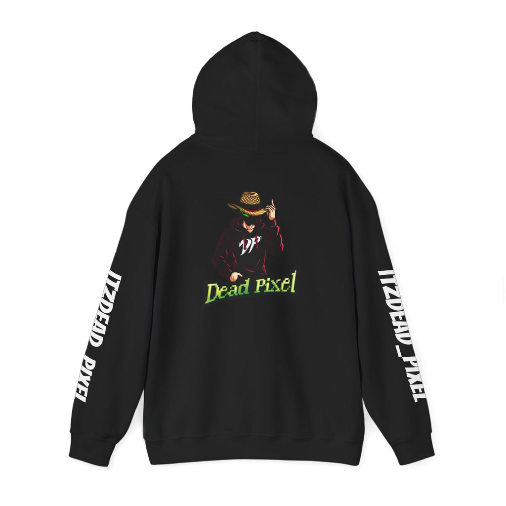 Dead Pixel 'DP' Logo Hoodie — Graphic Streetwear Pullover