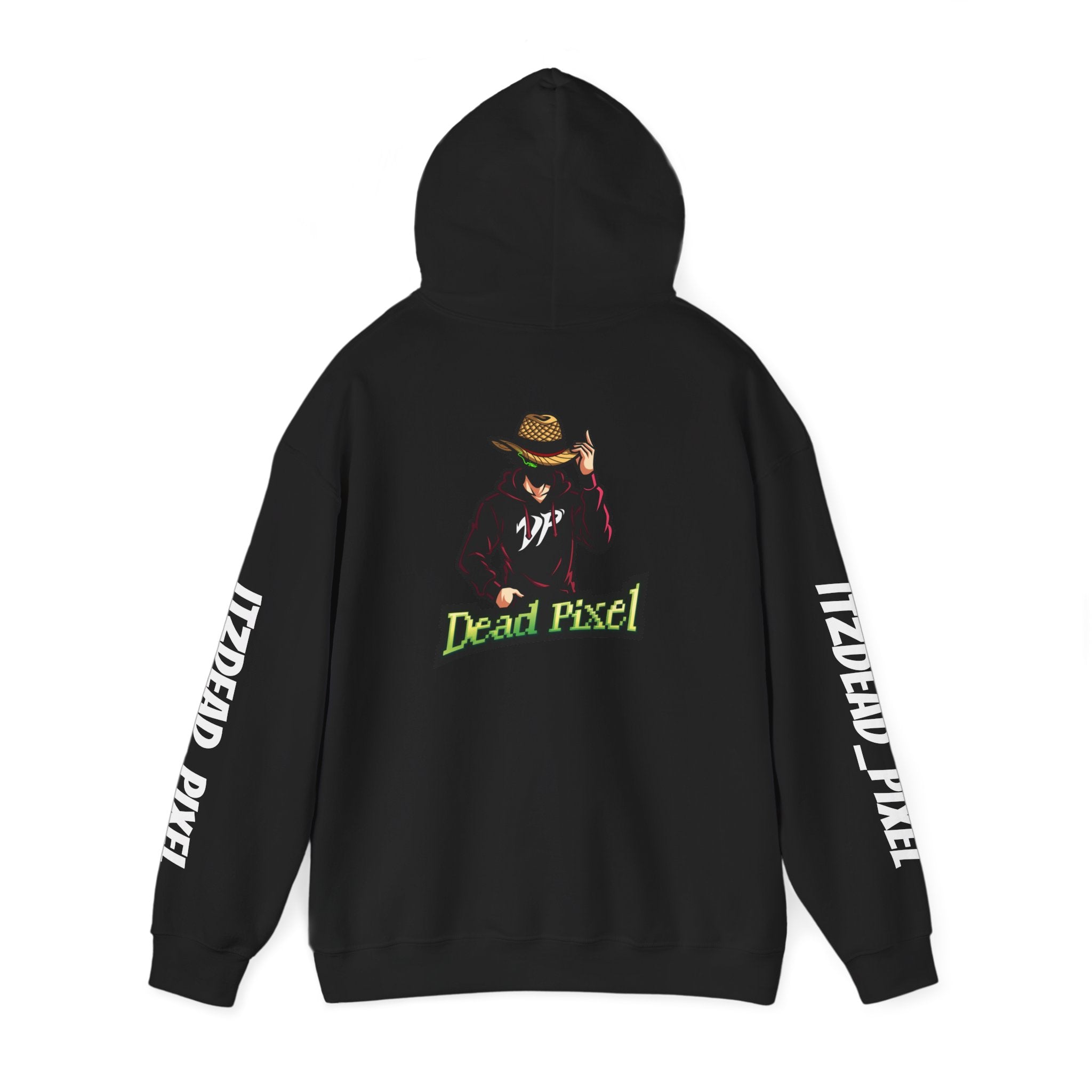 Dead Pixel 'DP' Logo Hoodie — Graphic Streetwear Pullover