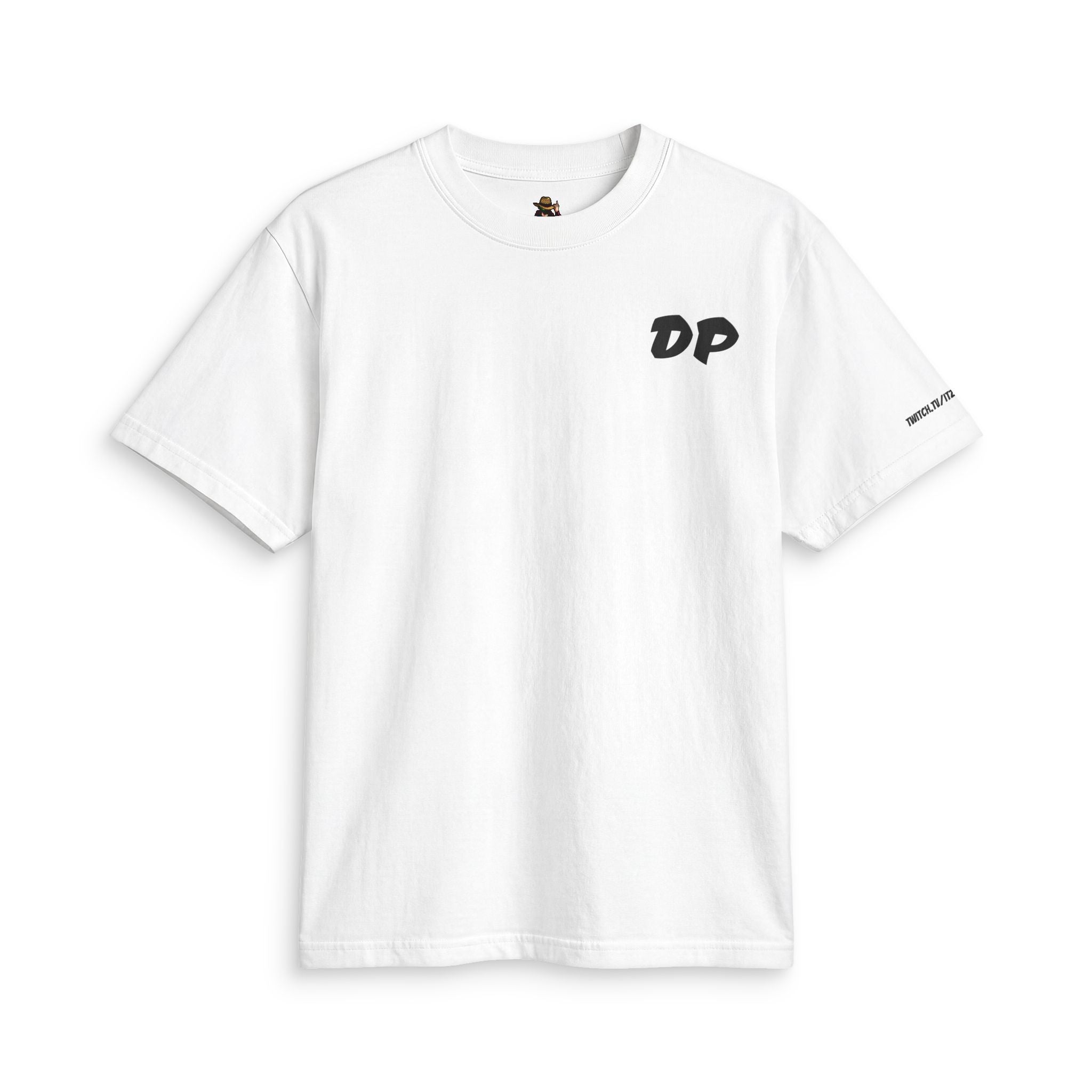 Dead Pixel Graphic T-Shirt — Logo “DP” Chest & Back Cowboy Gamer Design