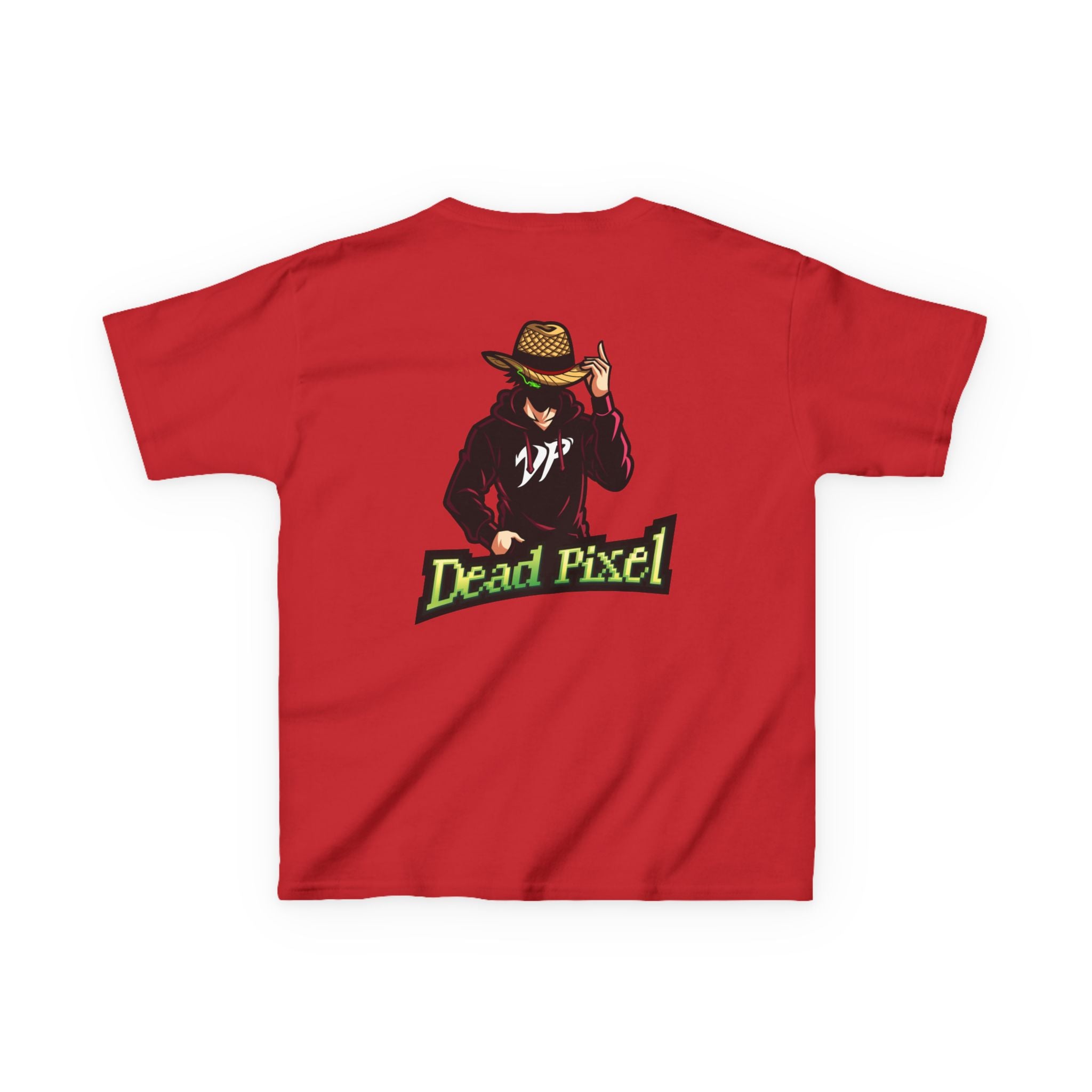 Kids Tee — "Dead Pixel" Retro Gamer Graphic (DP Logo)