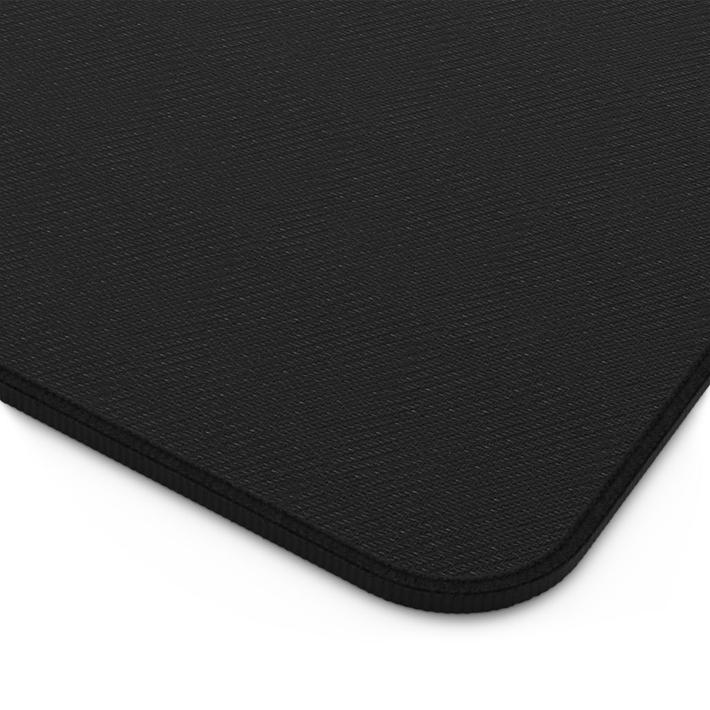 Demonic Horns Gaming Desk Mat — Neon Oni Anime Mouse Pad