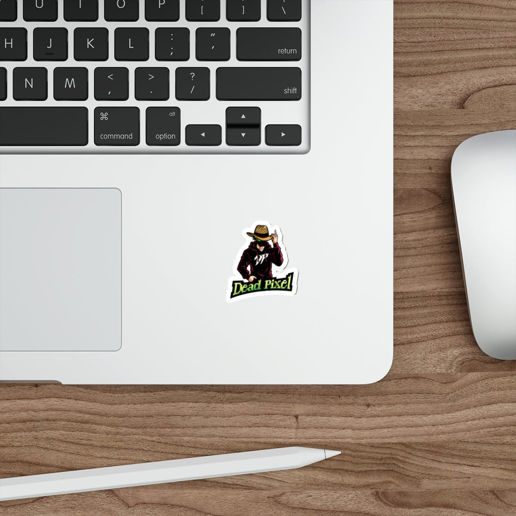 Dead Pixel Gamer Logo Sticker — Die-Cut Vinyl Sticker