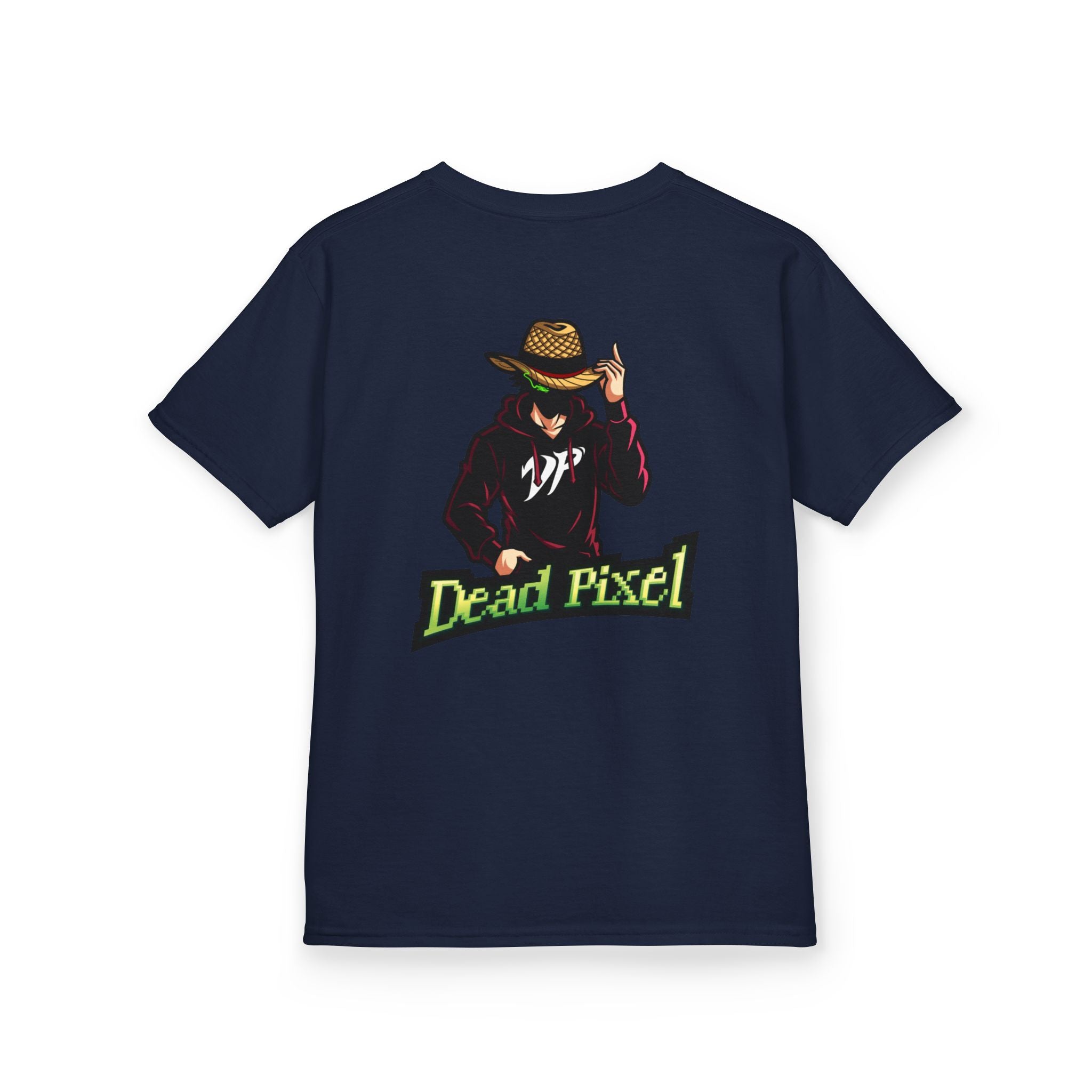 Kids Tee — "Dead Pixel" Retro Gamer Graphic (DP Logo)