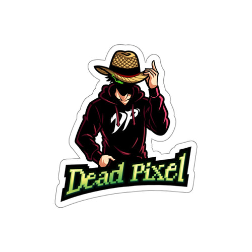 Dead Pixel Gamer Logo Sticker — Die-Cut Vinyl Sticker