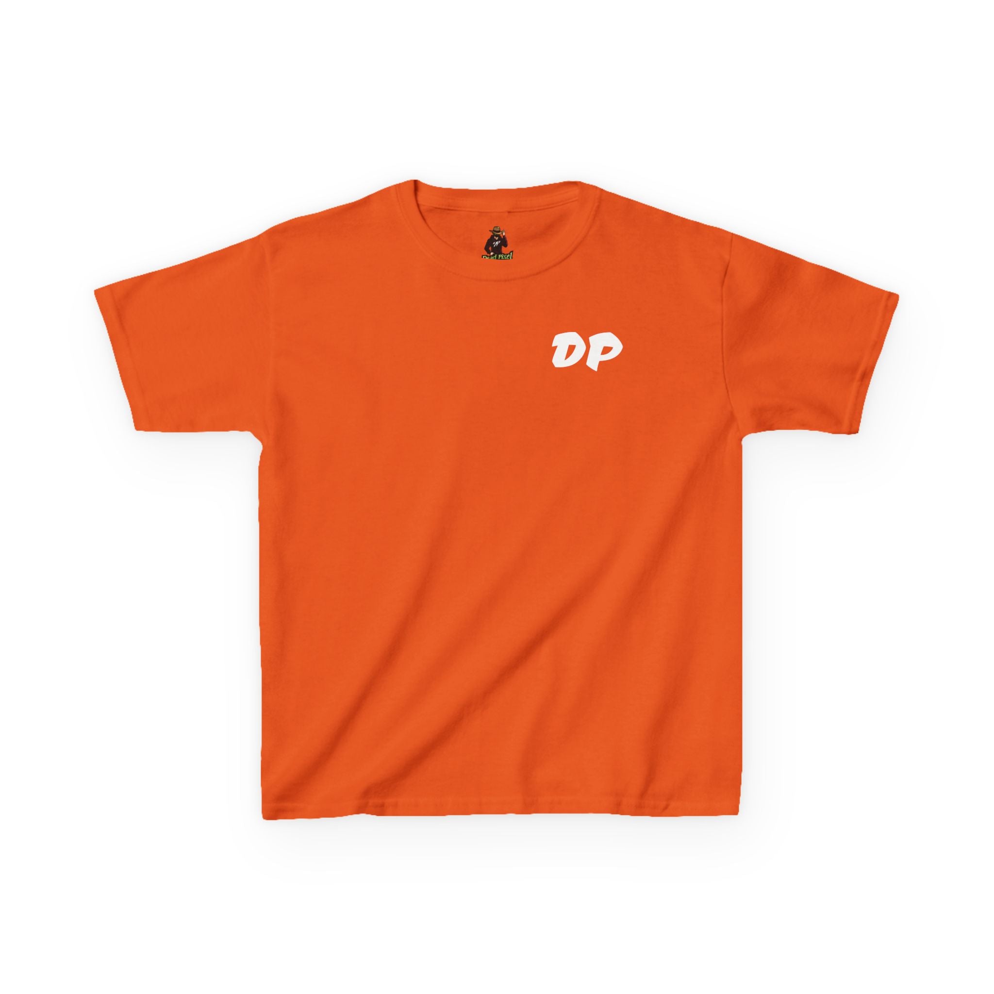 Kids Tee — "Dead Pixel" Retro Gamer Graphic (DP Logo)