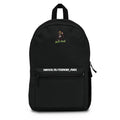 Gamer Streamer Backpack — "Dead Pixel" Logo with Twitch URL