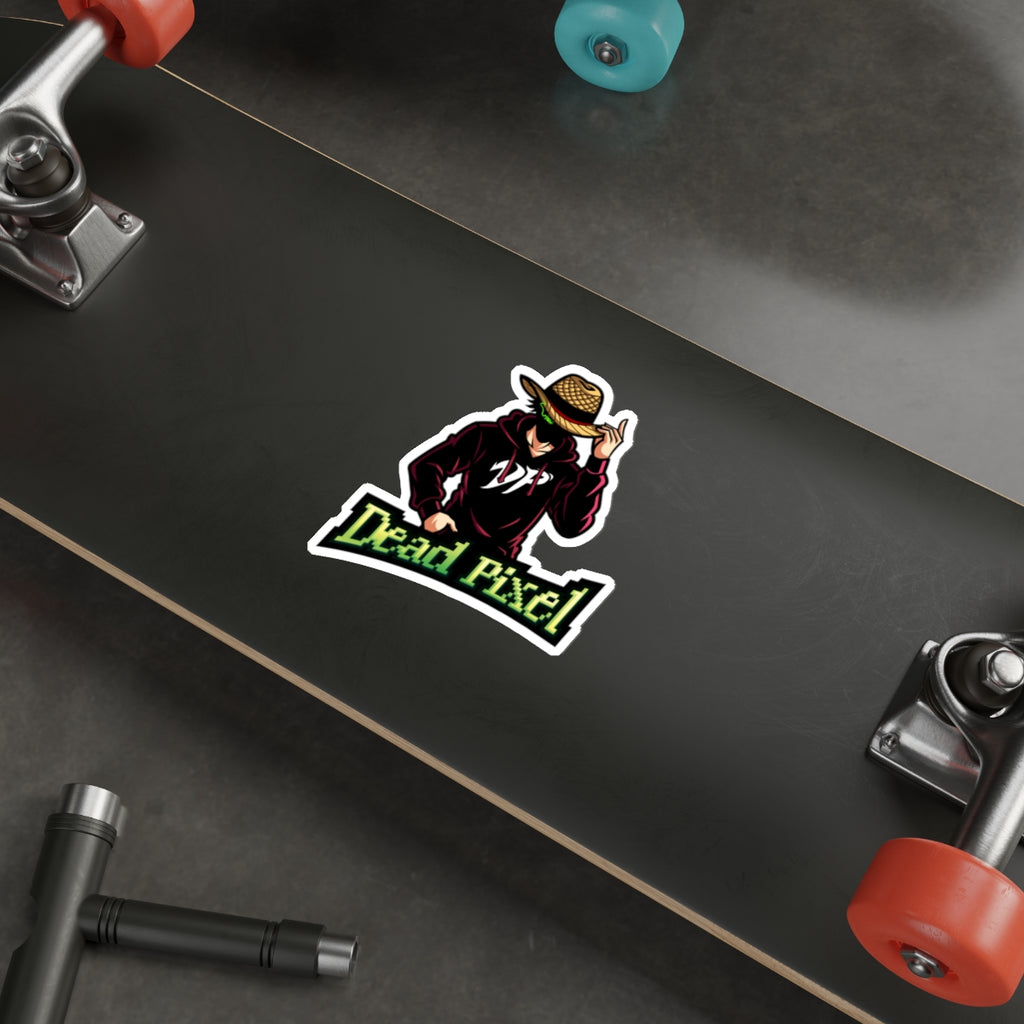 Dead Pixel Gamer Logo Sticker — Die-Cut Vinyl Sticker