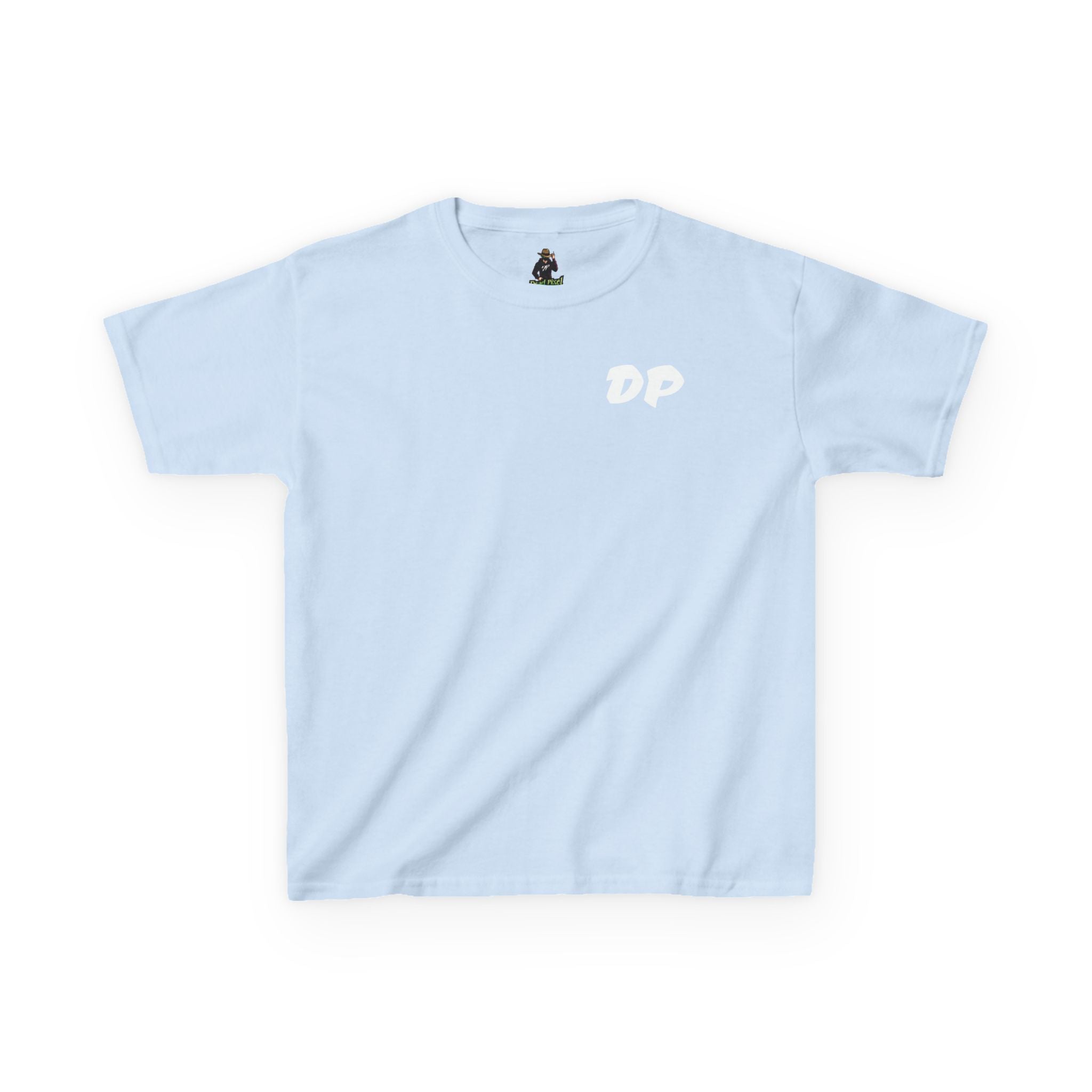 Kids Tee — "Dead Pixel" Retro Gamer Graphic (DP Logo)
