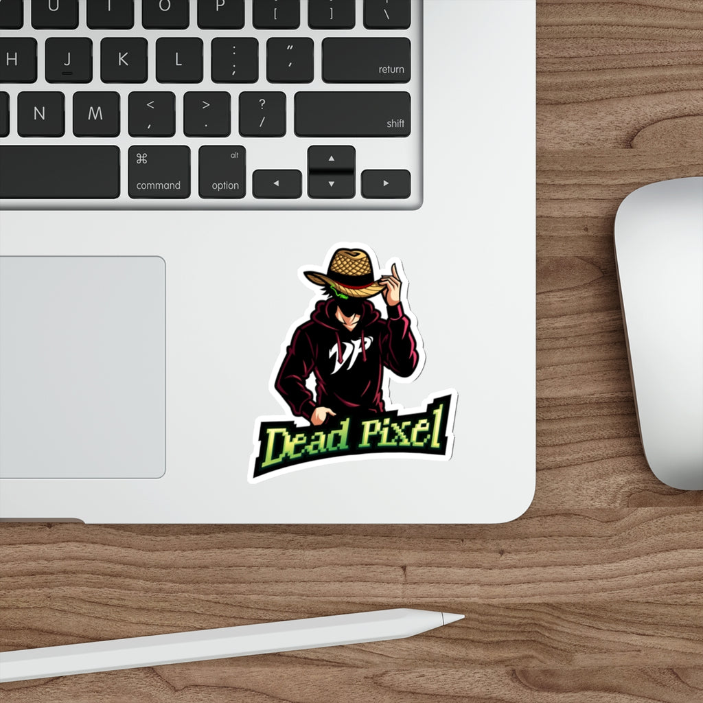 Dead Pixel Gamer Logo Sticker — Die-Cut Vinyl Sticker