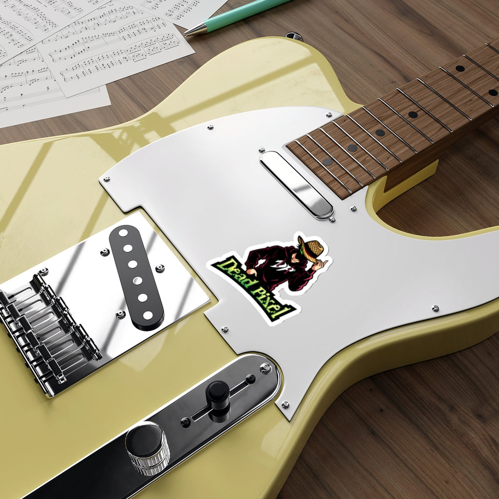 Dead Pixel Gamer Logo Sticker — Die-Cut Vinyl Sticker