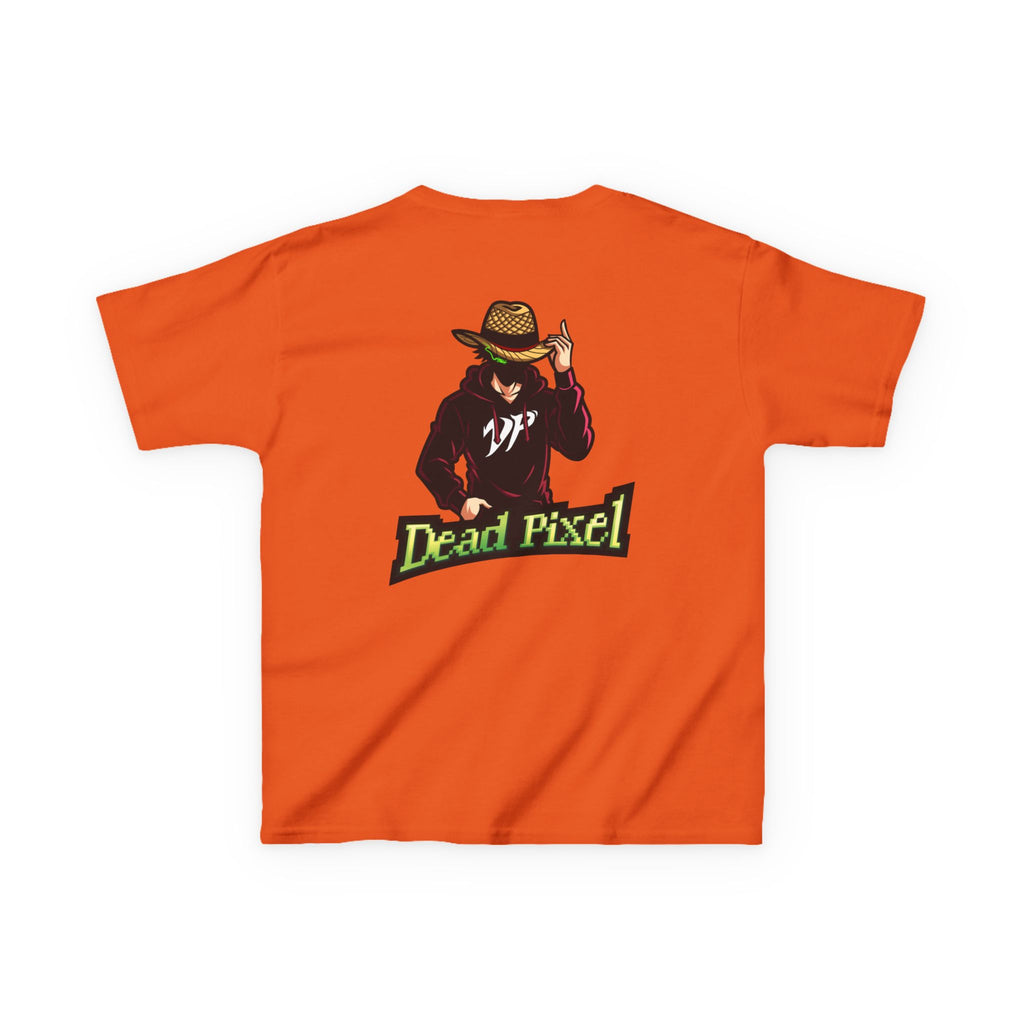 Kids Tee — "Dead Pixel" Retro Gamer Graphic (DP Logo)