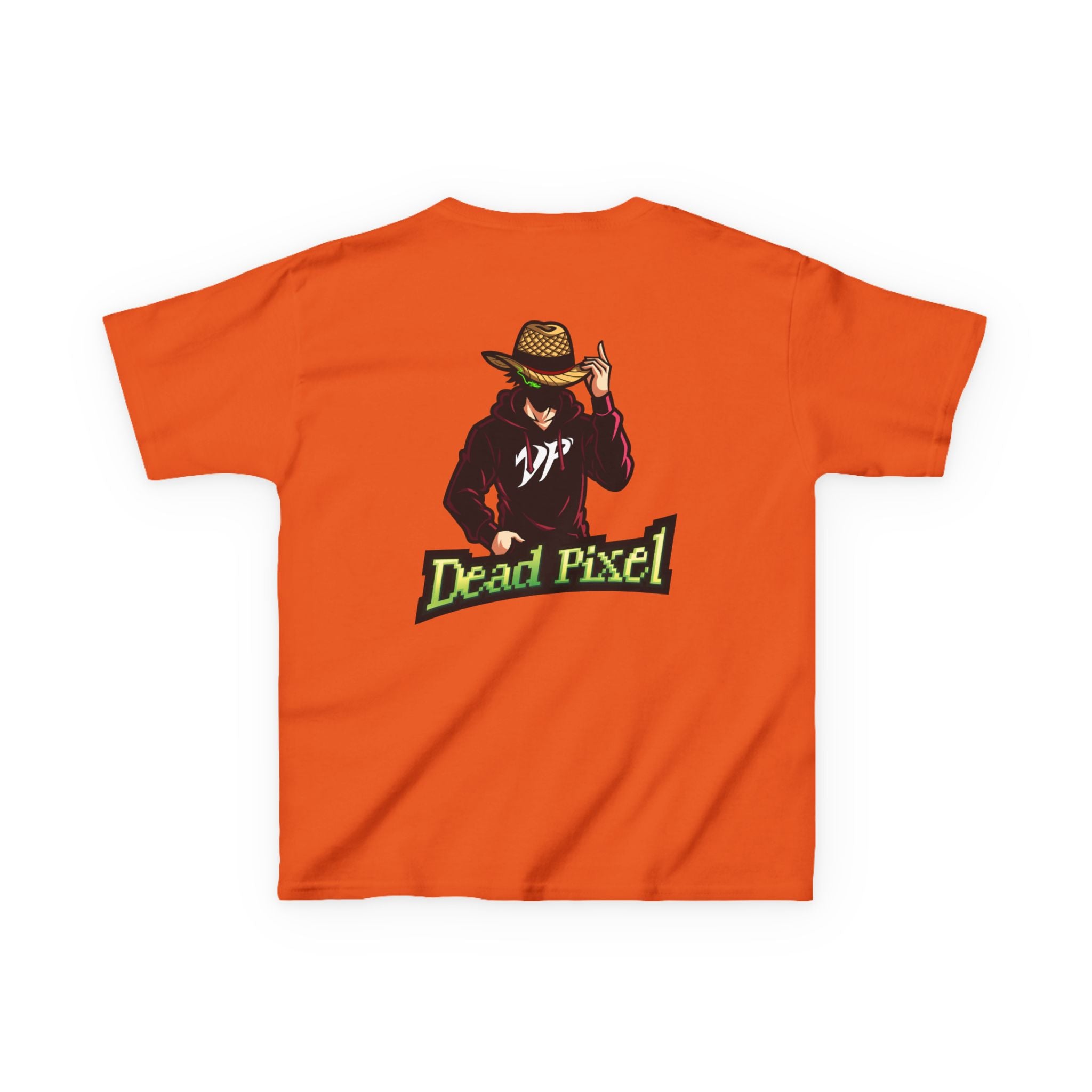 Kids Tee — "Dead Pixel" Retro Gamer Graphic (DP Logo)
