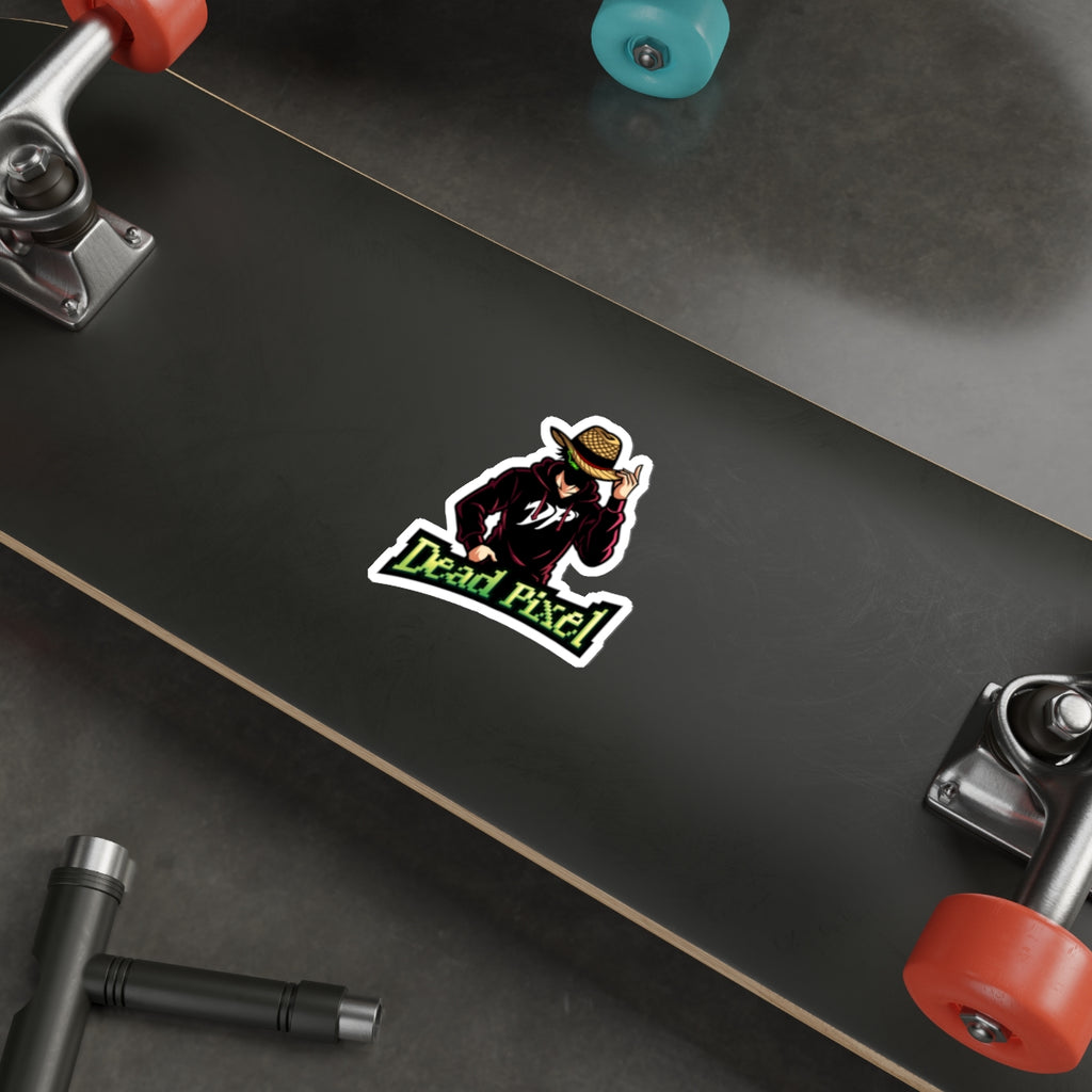 Dead Pixel Gamer Logo Sticker — Die-Cut Vinyl Sticker