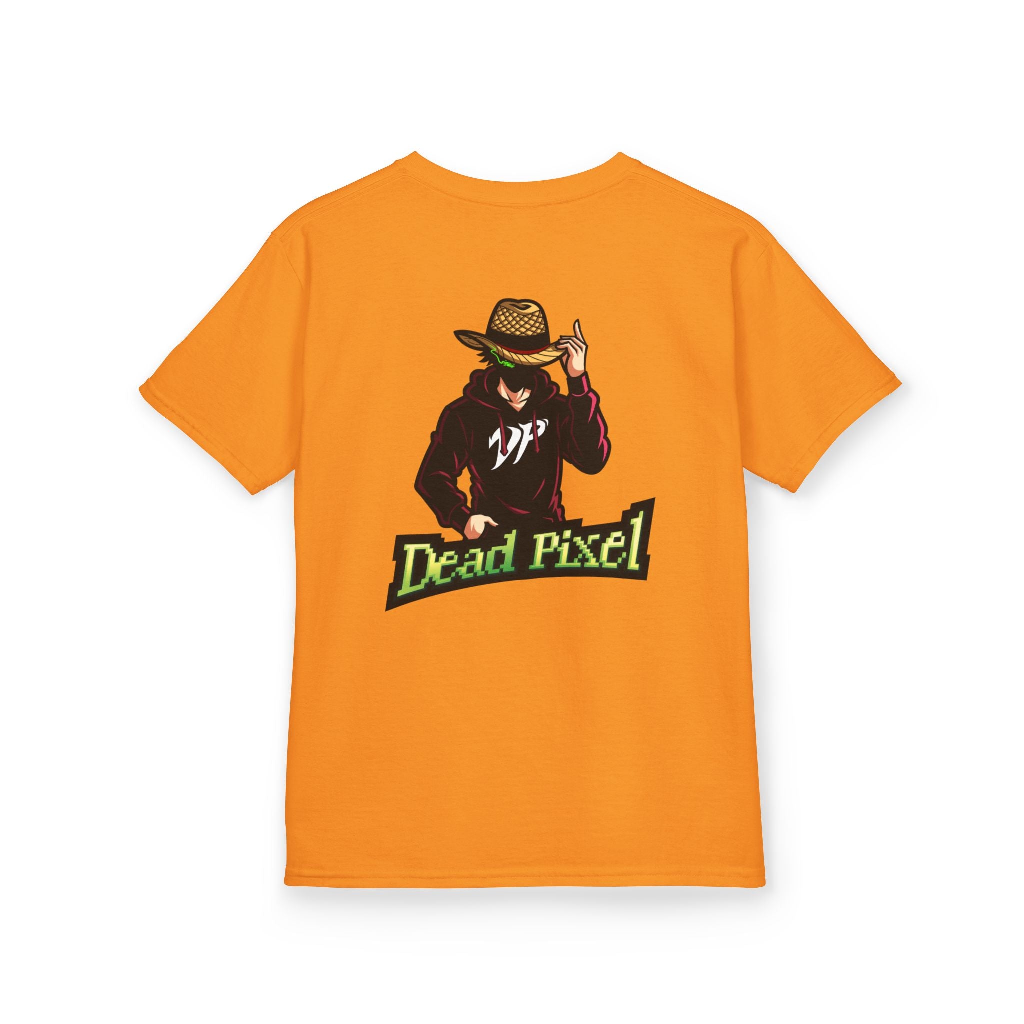 Kids Tee — "Dead Pixel" Retro Gamer Graphic (DP Logo)