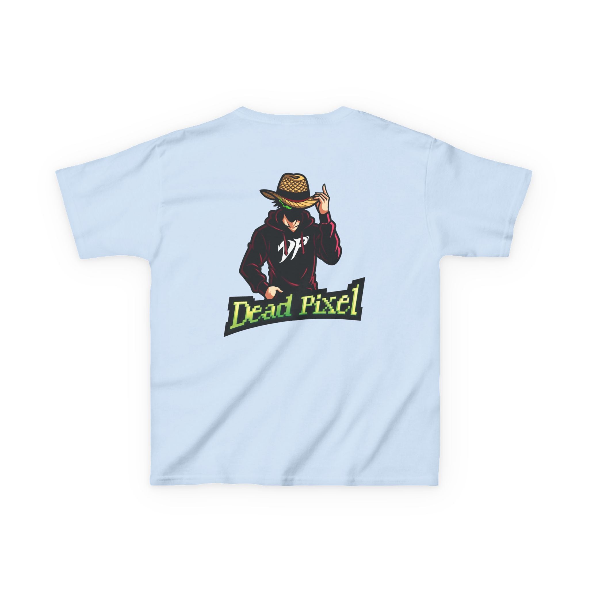 Kids Tee — "Dead Pixel" Retro Gamer Graphic (DP Logo)