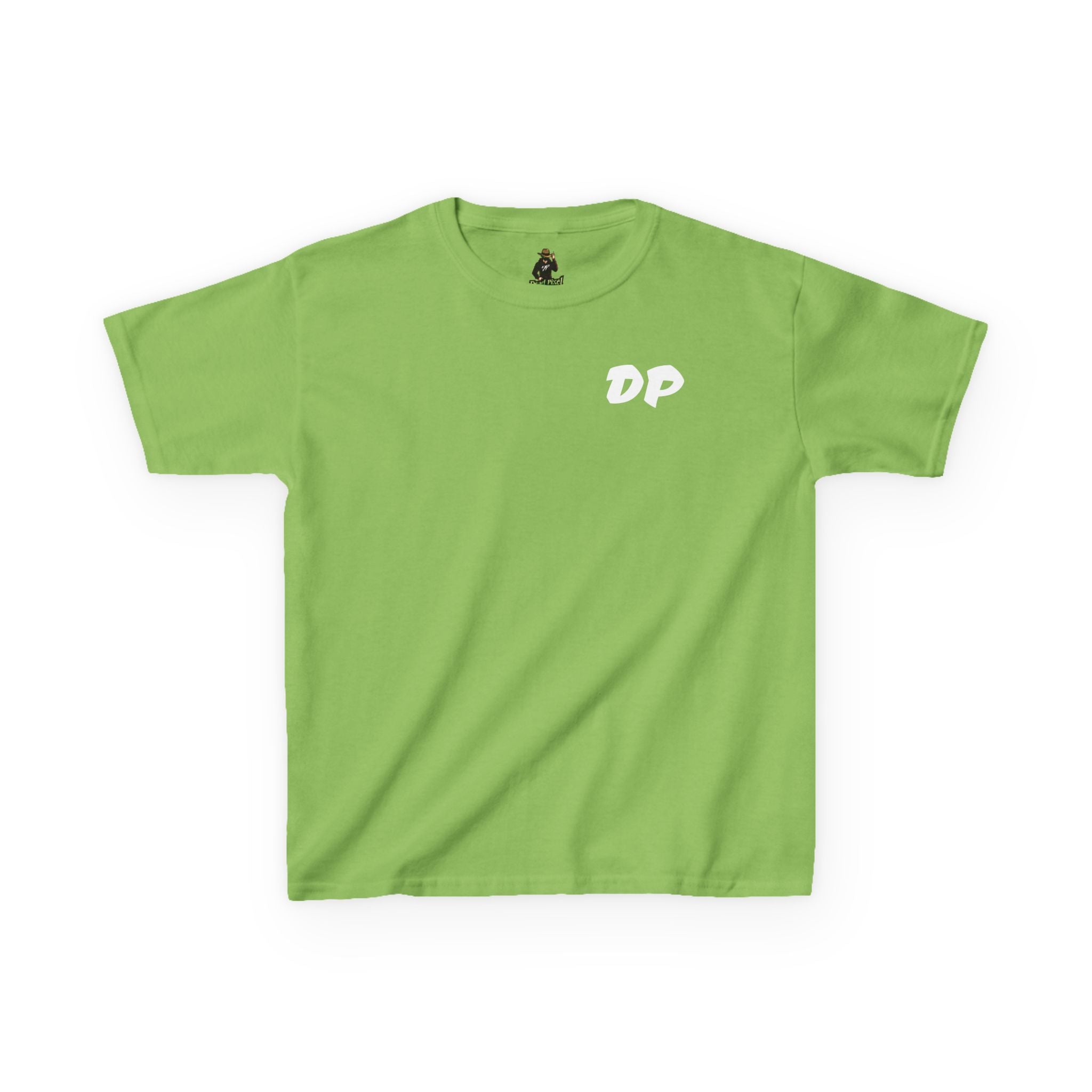 Kids Tee — "Dead Pixel" Retro Gamer Graphic (DP Logo)