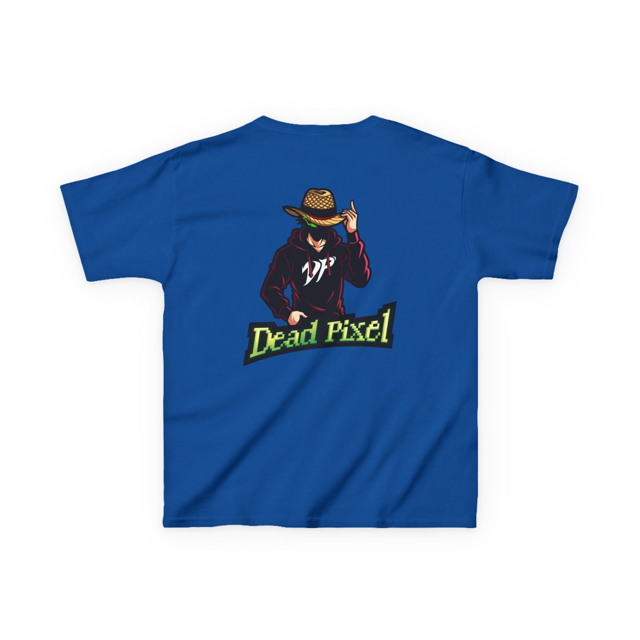 Kids Tee — "Dead Pixel" Retro Gamer Graphic (DP Logo)