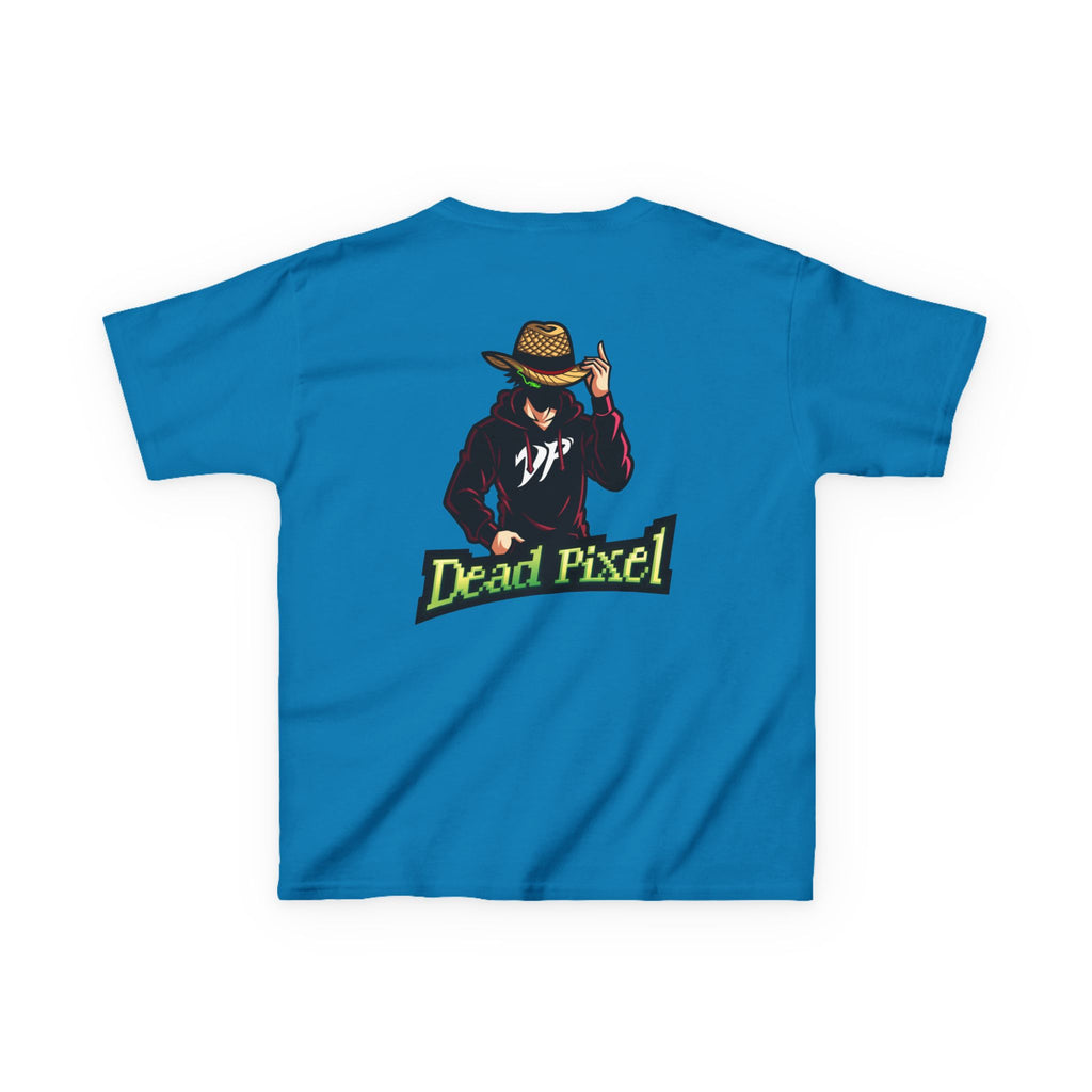 Kids Tee — "Dead Pixel" Retro Gamer Graphic (DP Logo)