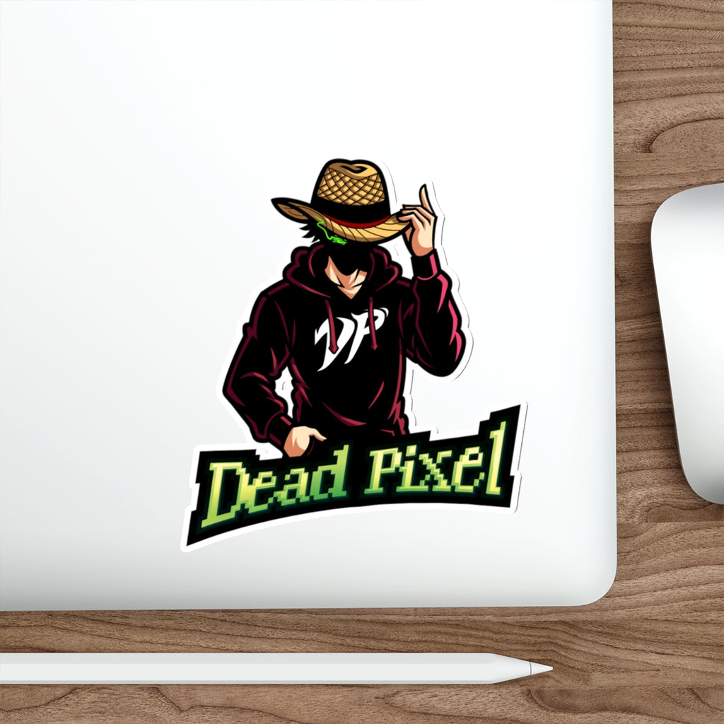 Dead Pixel Gamer Logo Sticker — Die-Cut Vinyl Sticker