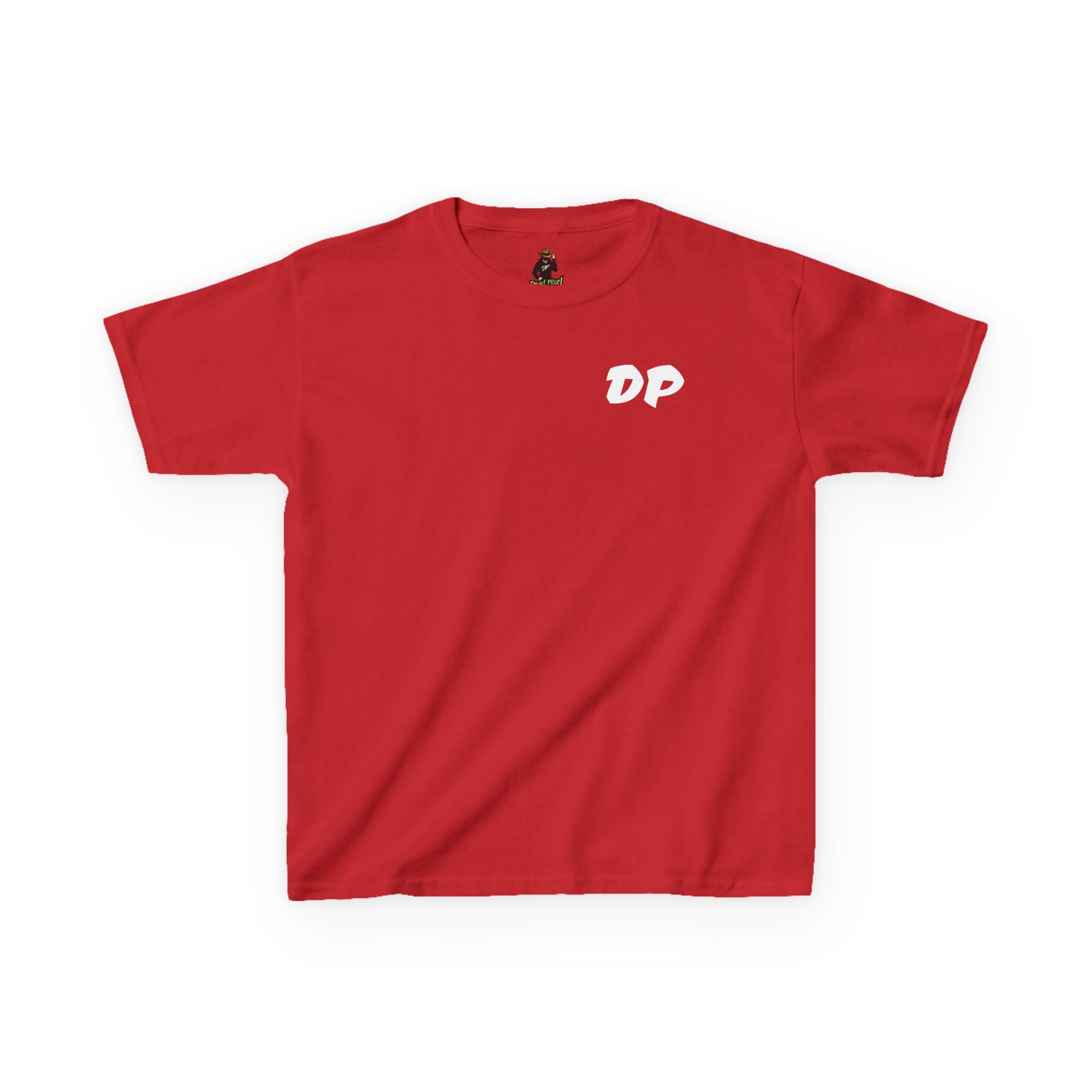 Kids Tee — "Dead Pixel" Retro Gamer Graphic (DP Logo)