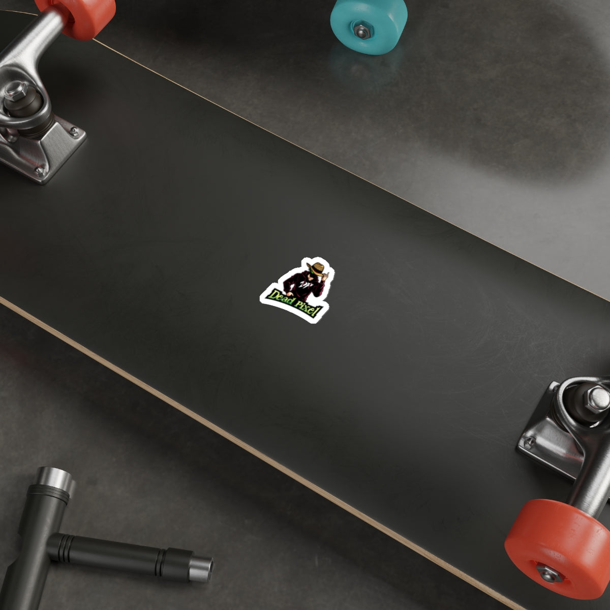 Dead Pixel Gamer Logo Sticker — Die-Cut Vinyl Sticker