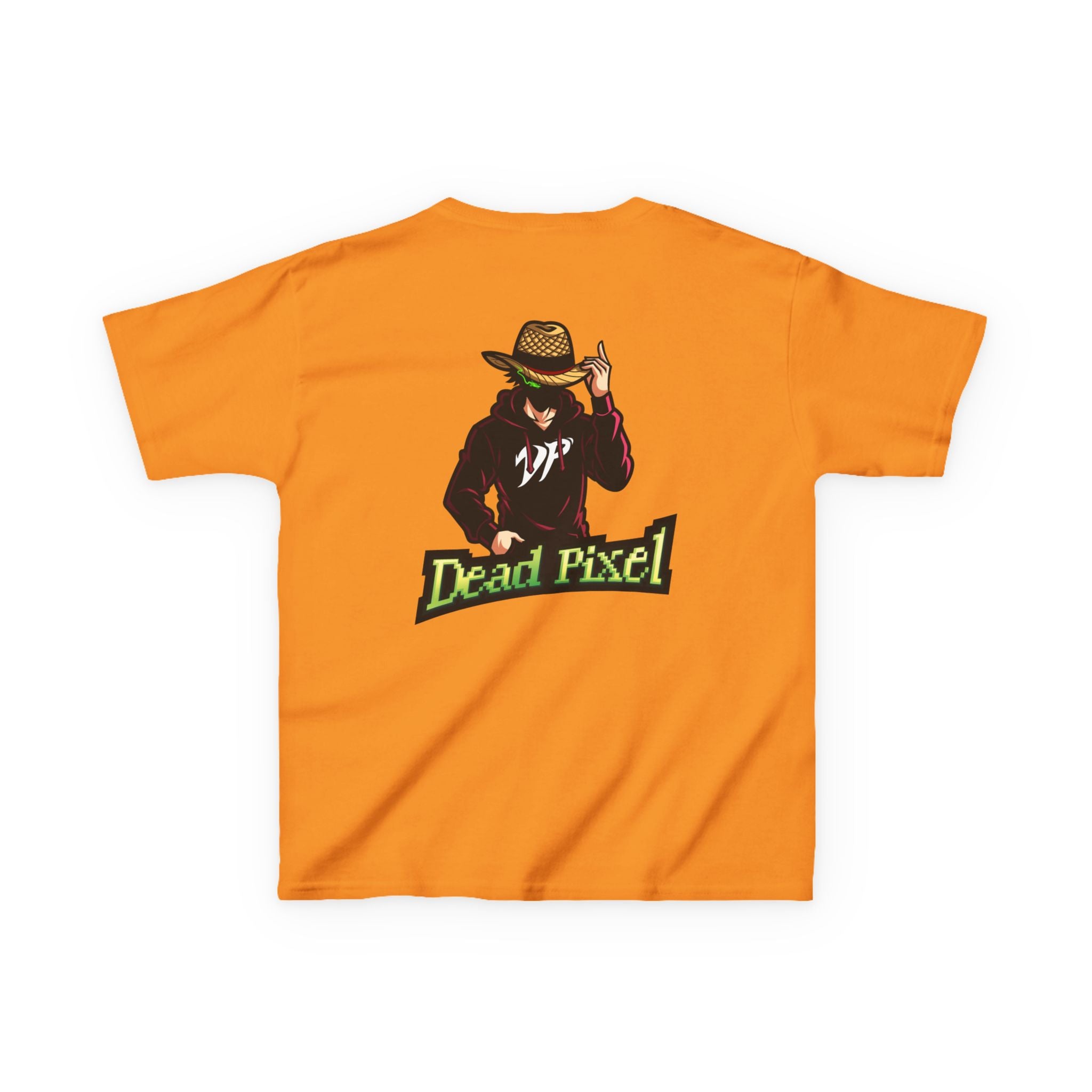 Kids Tee — "Dead Pixel" Retro Gamer Graphic (DP Logo)