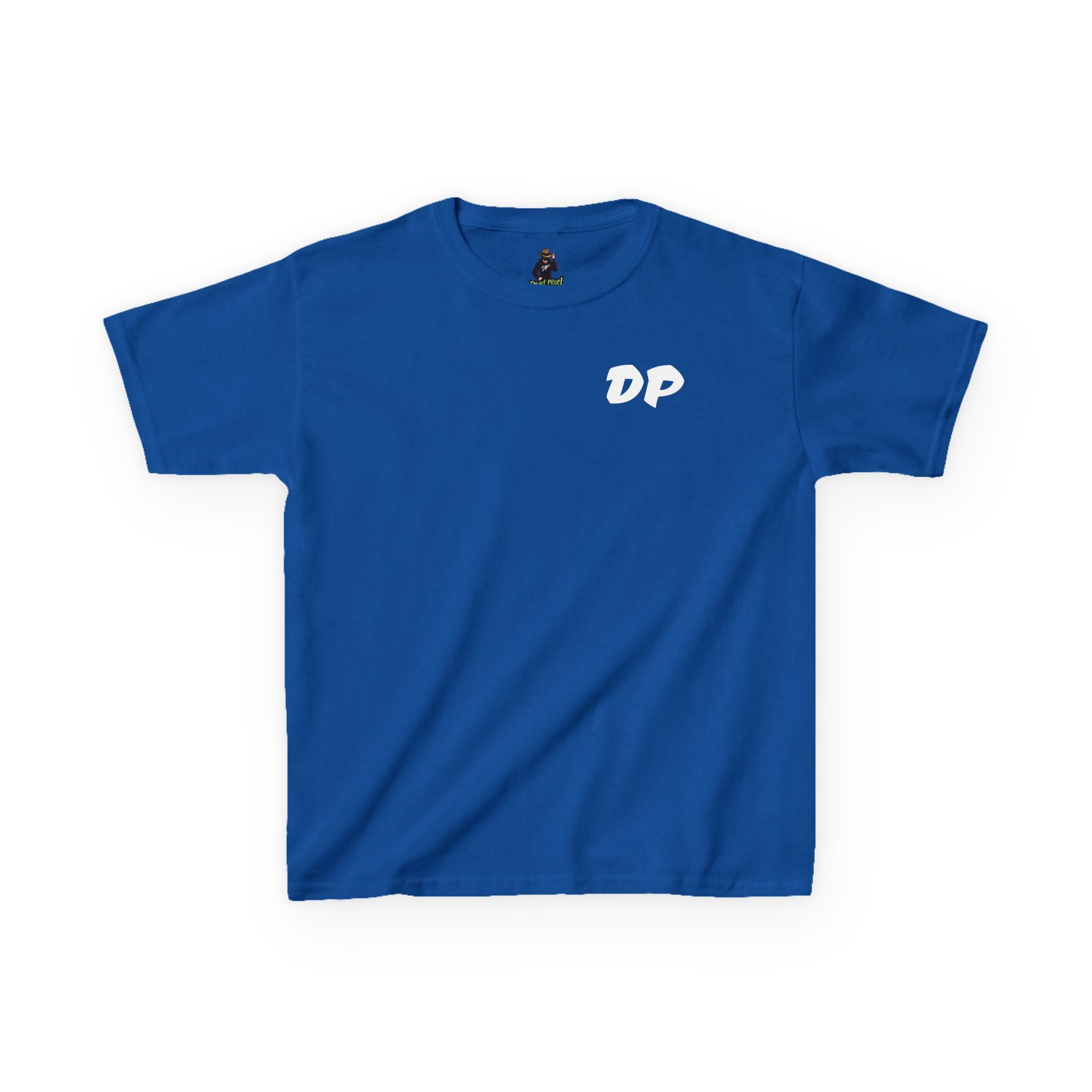 Kids Tee — "Dead Pixel" Retro Gamer Graphic (DP Logo)