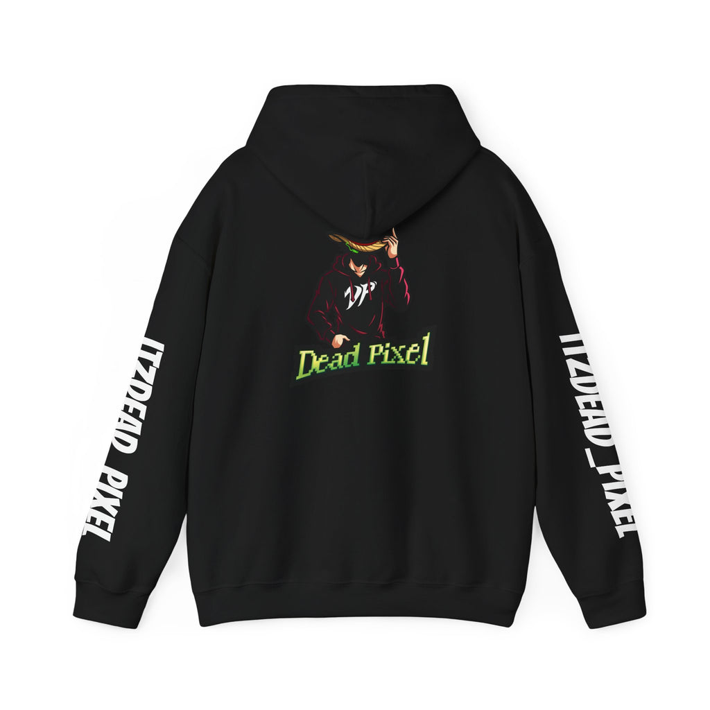 Dead Pixel 'DP' Logo Hoodie — Graphic Streetwear Pullover