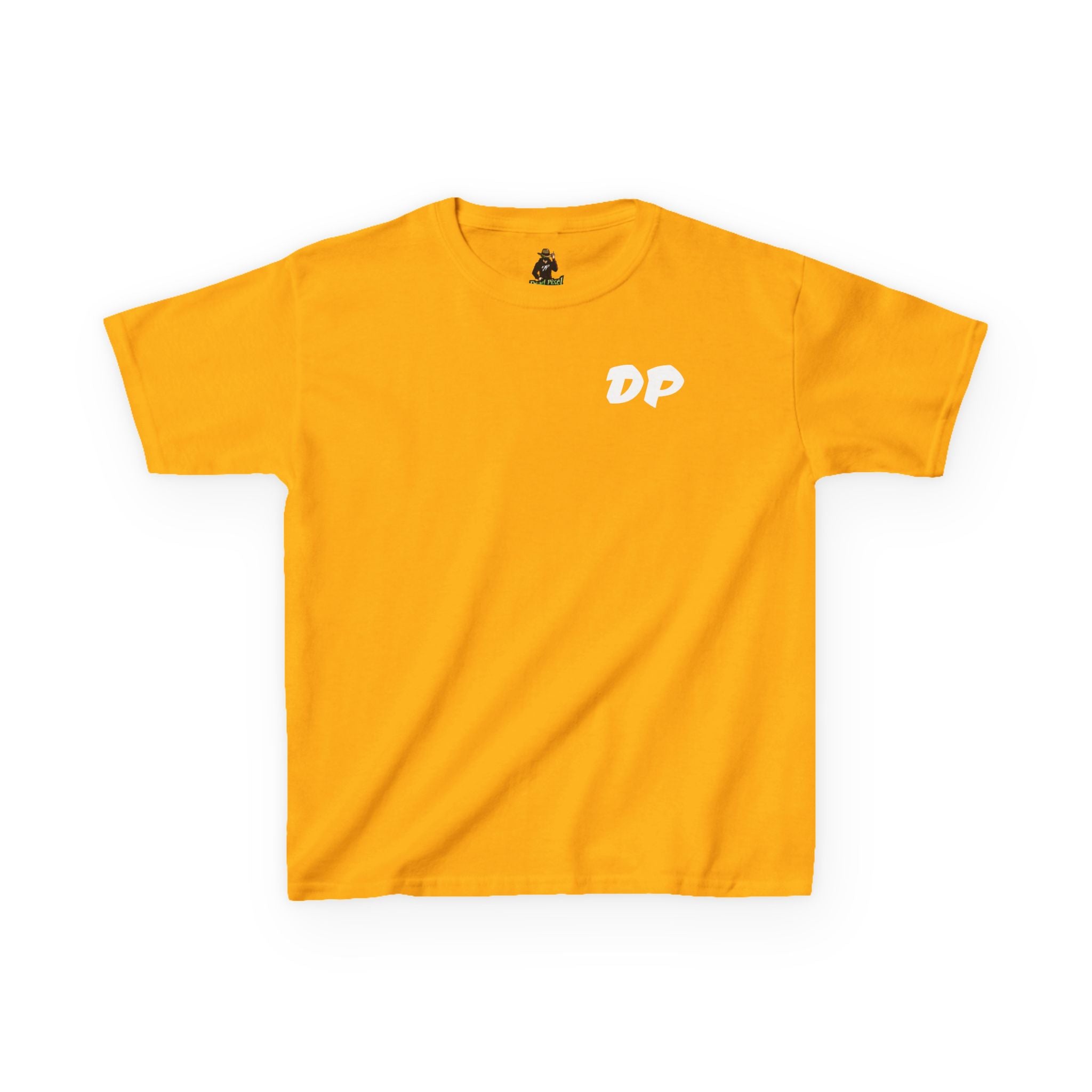 Kids Tee — "Dead Pixel" Retro Gamer Graphic (DP Logo)