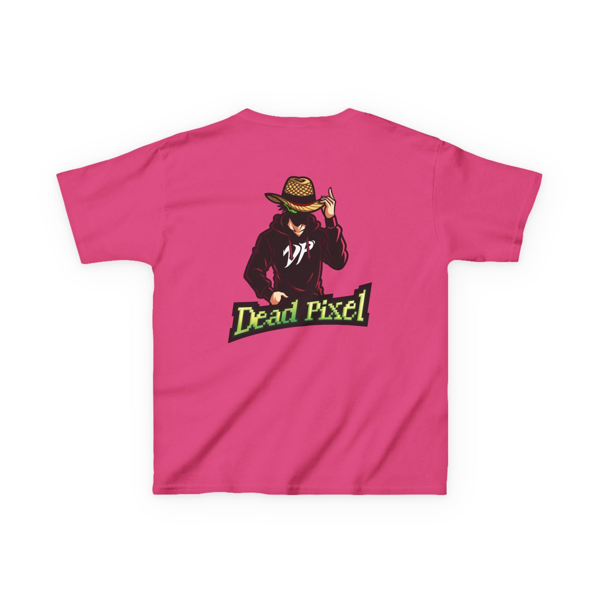 Kids Tee — "Dead Pixel" Retro Gamer Graphic (DP Logo)